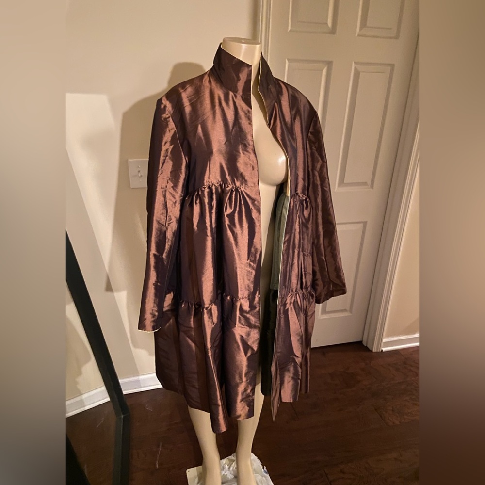 Unique reversible layered kimono